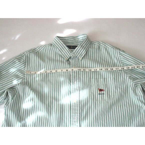 Men's Ralph Lauren R.L.Y.C Stripes Long Sleeve Button Shirt Size XXL - Picture 3 of 8